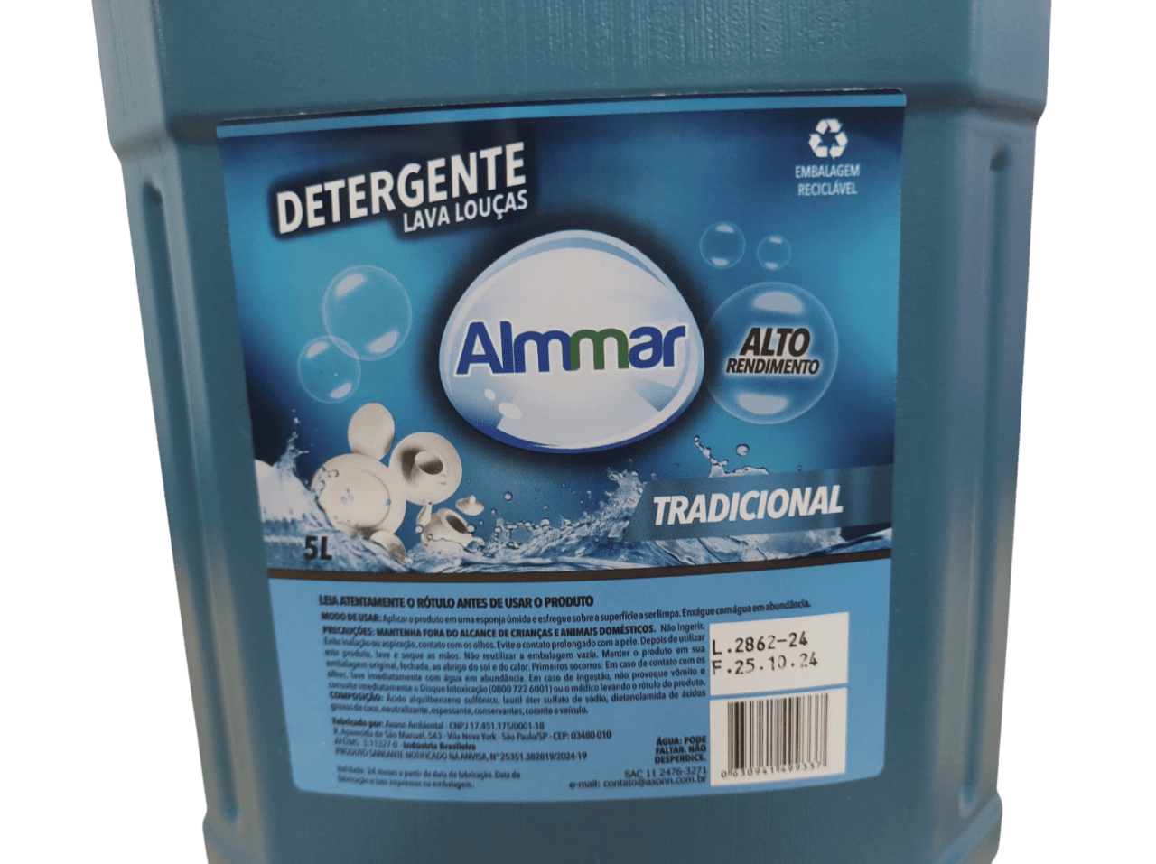 Detergente Lava Louças Tradicional 5L - Imagem 2