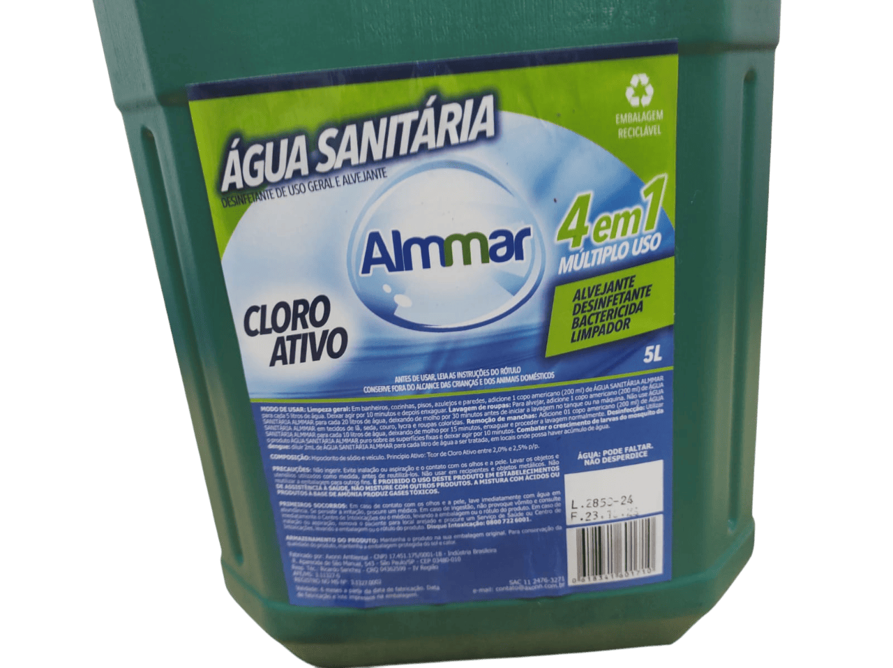 Água Sanitária 5L - Imagem 2